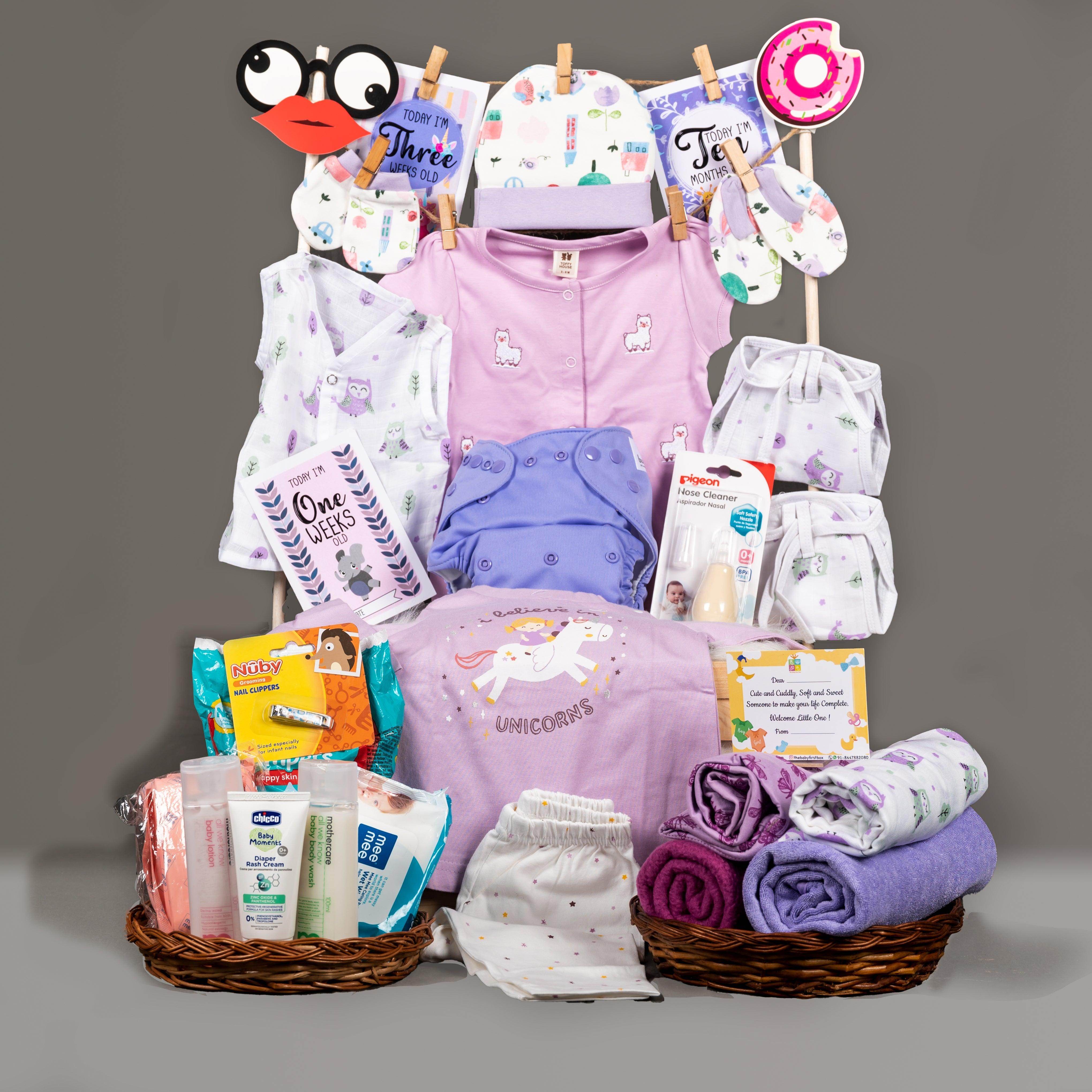 The Baby First Box: Hospital Bag, Baby Gifts Baby Hampers