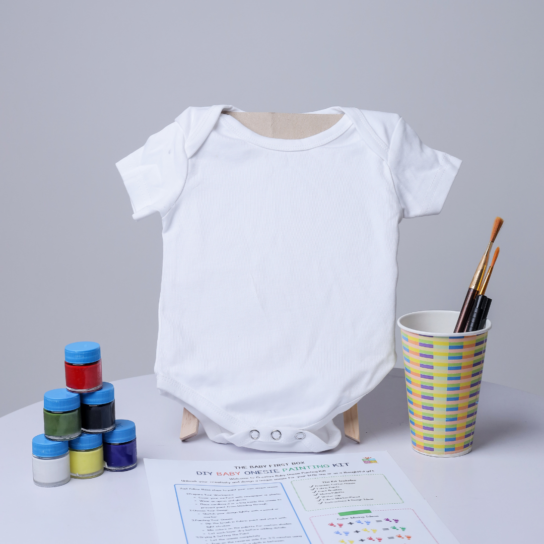 Fabric Marker Painting Onesies At Baby Shower 6-30 Sets Baby